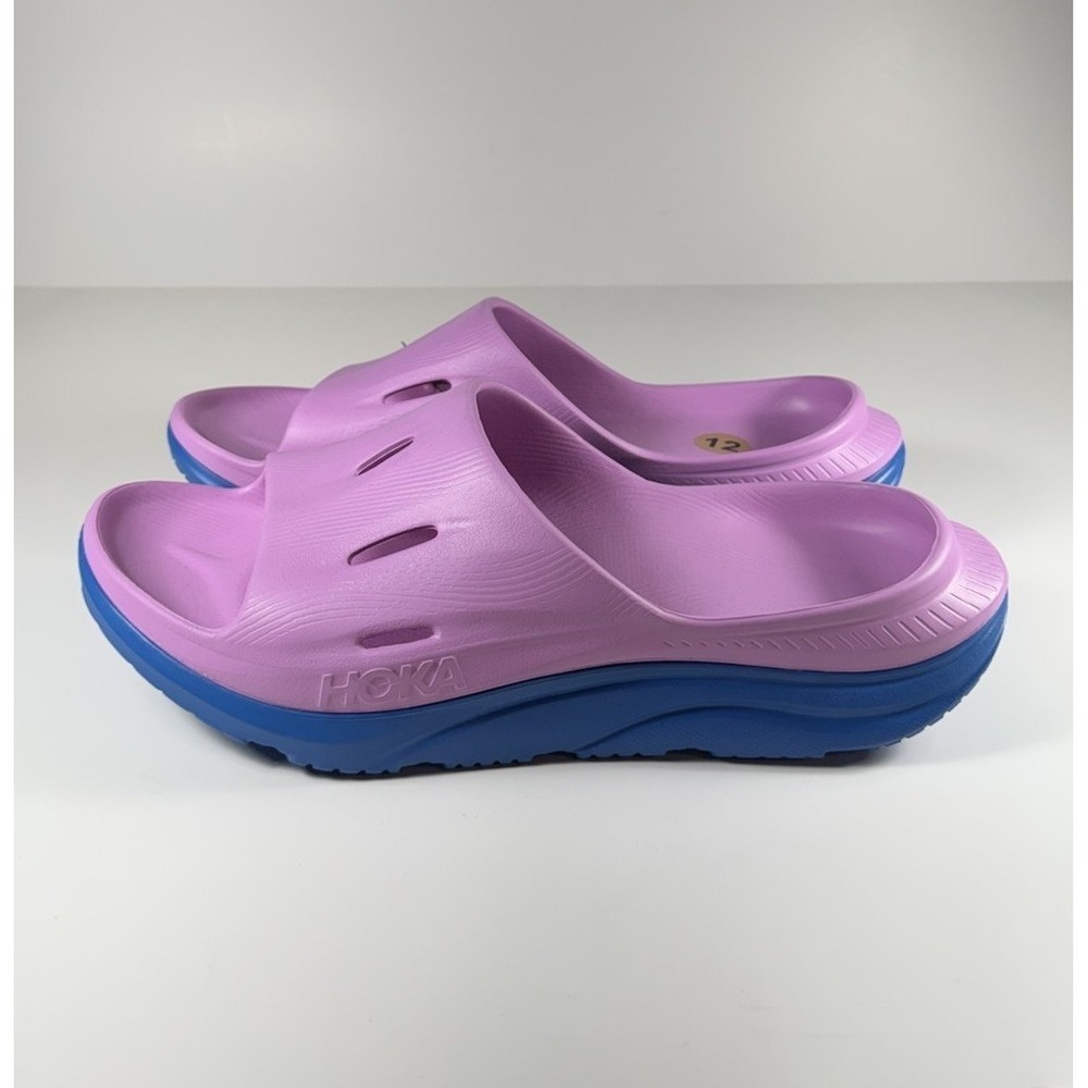 HOKA Ora Recovery Slide 3 Sandals Cyclamen Blue Pink Women's 14 *NEW* 1135061